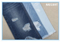 Ciemny indygo niebieski 11 uncji 100 bawełniany materiał dżinsowy w stylu chłopaka, czarny materiał dżinsowy