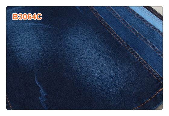 62/63 "11 uncji Super Dark Blue Denim Fabric Women Jacket Ripped Jeans For Men