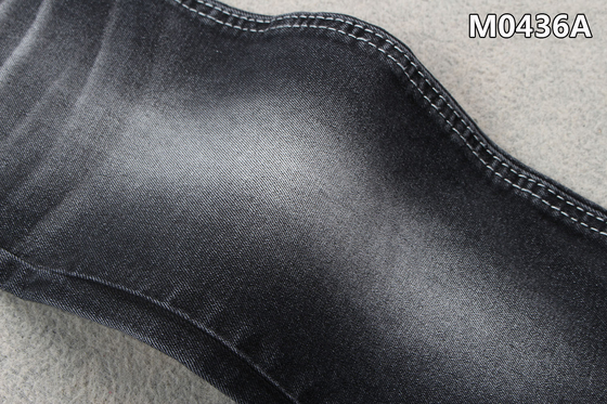 Czarny kolor Sanforizing 10OZ Stretch Denim Fabric do dżinsów