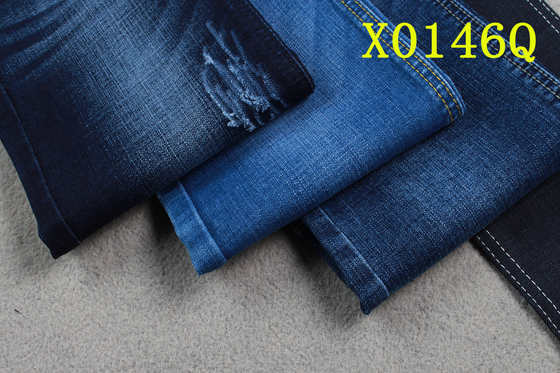 9,7 uncji Denim Elastan Tkanina Średni Spandex Denim Materiał Bawełna Poliester