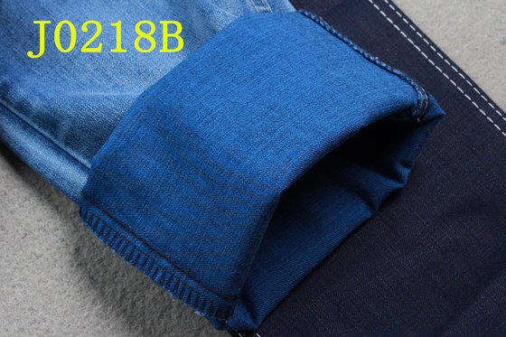 Tkanina dżinsowa 9OZ z bawełną Tencel Poliester Spandex Blue Backside Desizing 3/1 Right Hand Twill