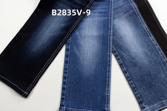 Gorąca sprzedaż 9,5 oz Czarny z tyłu High Stretch Denim Tkanina dla dżinsów