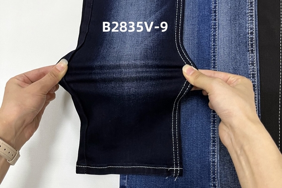 Gorąca sprzedaż 9,5 oz Czarny z tyłu High Stretch Denim Tkanina dla dżinsów