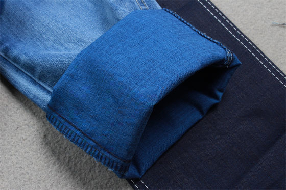 Dobra cena 9-10 oz tkanina tencel denim dla kobiet dżinsy wysoki rozciąg dla wysokiej jakości dżinsy marki z Guangdong China fabryki w Internecie