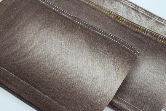 Super Brown Stretch Denim Tkanina Dla Kobiet Mężczyzna Dżinsy Niskie Stretch Konkurencyjna Cena Z Chin Foshan City