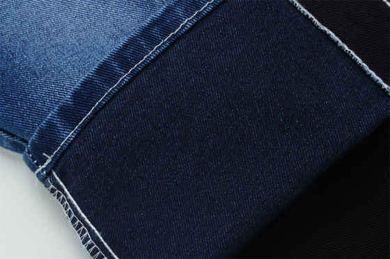12 oz ostre ceny niskie rozciąganie tkaniny denimowej dla mężczyzny pracy nosić dżinsy czarny tył konkurencyjna cena od Weilong Textile