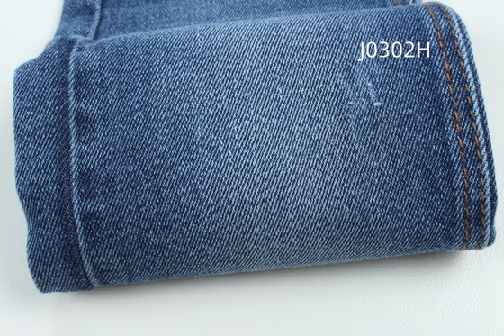 2024 Hot Sell 11 Oz Ciemno Błękitne Stretch Woven Denim Tkanina Do Jeansów