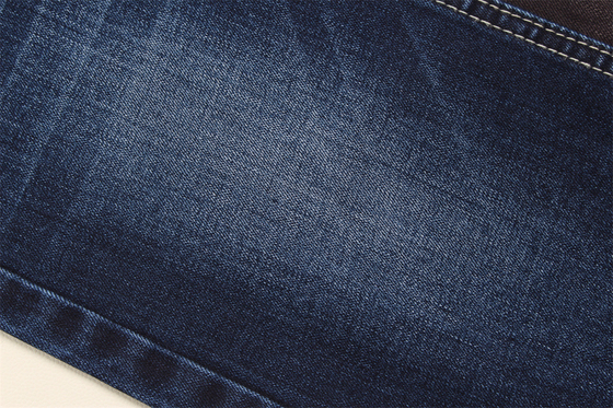 11-11.5 Oz Warp slub jeans tkanina dla mężczyzny jeans Mercerized Fleece czarny tyłek wysoki rozciąg dla mężczyzny india market style