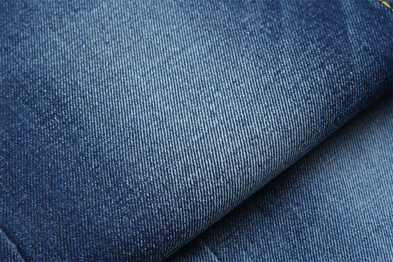Nowy trend mody recykling bawełna tkanina denimowa 100% bawełna 10,5 oz przyjazne dla środowiska