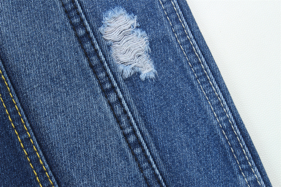 Nowy trend mody recykling bawełna tkanina denimowa 100% bawełna 10,5 oz przyjazne dla środowiska