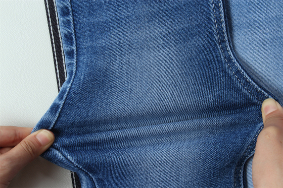 10 Oz Super Stretch Denim Tkanina Dla Lato Mężczyzna Jeans Baweł Polyester Rayon Spandex szorstki i dziki