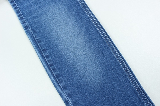 Bawełna Spandex 11 Oz Ciemno-niebieski Warp Slub Woven Denim Jeans Tkanina