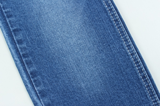 Bawełna Spandex 11 Oz Ciemno-niebieski Warp Slub Woven Denim Jeans Tkanina
