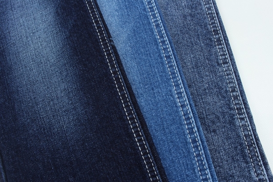 Bawełna Spandex 11 Oz Ciemno-niebieski Warp Slub Woven Denim Jeans Tkanina