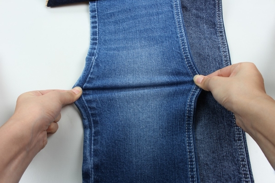 Bawełna Spandex 11 Oz Ciemno-niebieski Warp Slub Woven Denim Jeans Tkanina