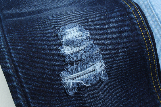 14oz Super Dark Blue Denim Tkanina sztywna 100% Bawełna Świeża Bawełna Dla Marki Style Jeans Boy Friend Style