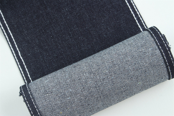 190cm 14oz 100% bawełna Indigo Blue Rigid Denim Tkanina dla dżinsów Eco Friendly
