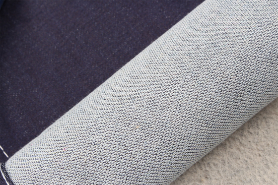 Sztuczna bawełniana tkanina dziana poliestrowa rayon spandeksowa Terry denim dla dżinsów