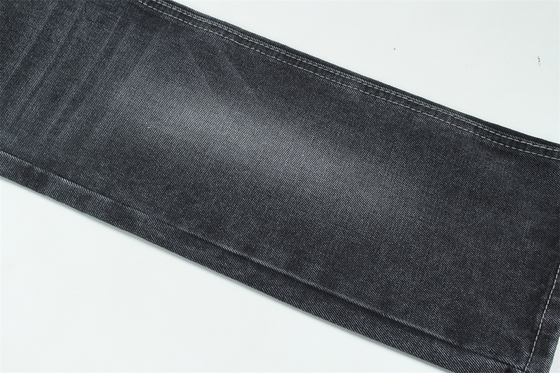 11.5oz Denim Tkanina sztywna 56%C 44%P Czarny I Czarny tylna strona dla marki stylu Jeans Boyfriend Style Soft Touch