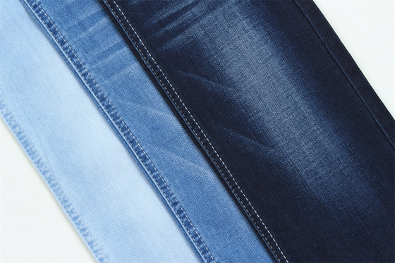 10 Once Dobby Cotton Polyester Spandex Stretcy Jacquard Denim Tkanina do dżinsów