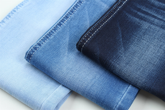 10 Once Dobby Cotton Polyester Spandex Stretcy Jacquard Denim Tkanina do dżinsów