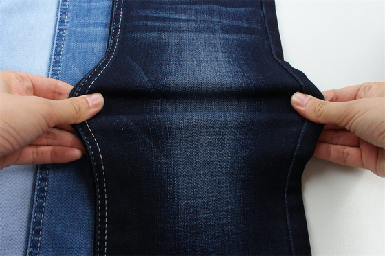 10 Once Dobby Cotton Polyester Spandex Stretcy Jacquard Denim Tkanina do dżinsów