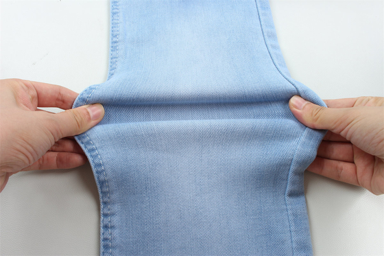 10 Once Dobby Cotton Polyester Spandex Stretcy Jacquard Denim Tkanina do dżinsów