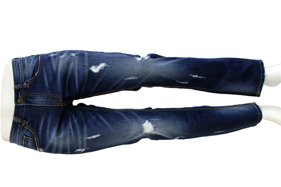 Bawełna Plyester Rayon Elastane Stretch Denim Tkanina Dla Mężczyzn Jeans
