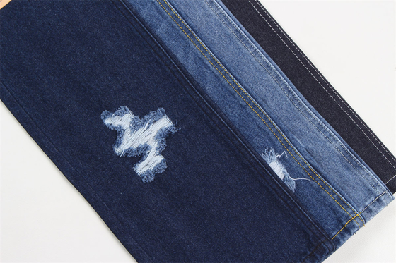 190cm Indigo Blue Cotton Polyester Twardy Tkanin Denim Do Jeansów