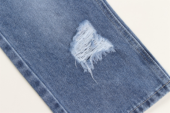 190cm Indigo Blue Cotton Polyester Twardy Tkanin Denim Do Jeansów