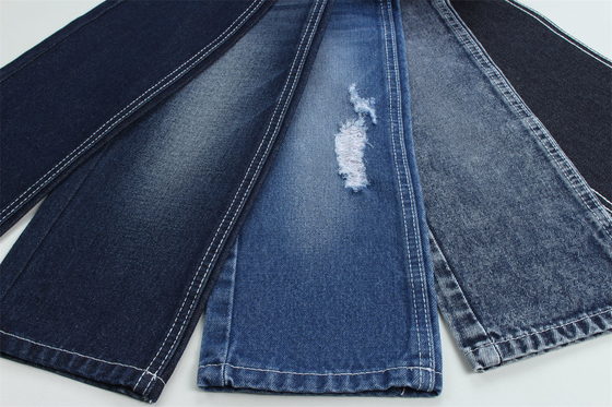 Mniej niż 2 dolary 12 uncji 190cm Indigo Bawełna Poliester sztywna tkanina Denim dla dżinsów