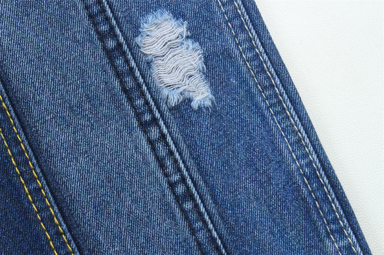 10oz Denim Tkanina sztywna 100%C dla marki Style Jeans Boyfriend Style Soft Handfeel Super Dark Blue Kolor