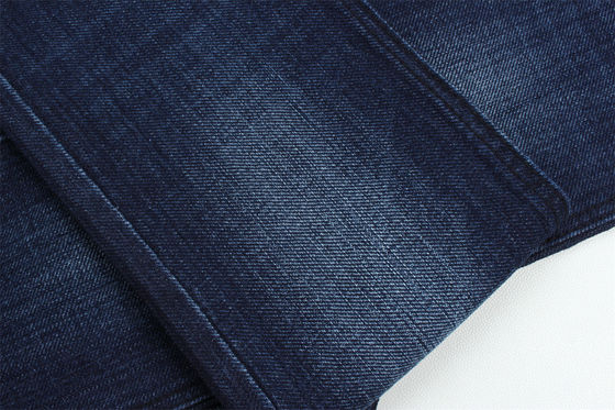 Specjalna tkanina denim z efektem cross slub i rozciągliwością, szerokość 62/63"