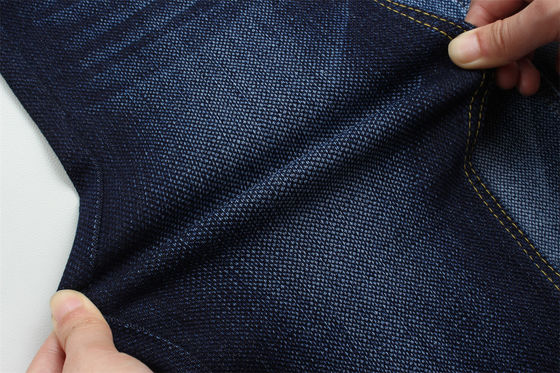 Wysoki rozciąg Jacquard Denim Full Lycra Dobby tkanina dla dżinsów szerokość 58/59 "