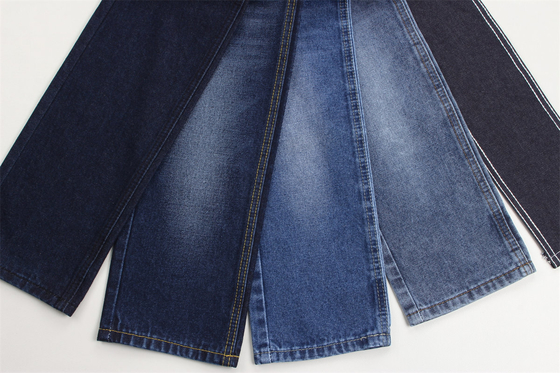 10 oz Super Blue Denim Tkanina sztywna 100% Bawełna dla stylu Jeans Boy Friend Style Soft Handfeel Damski Jeans Summer Na sprzedaż