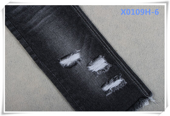 Styl chłopaka 100% bawełniana tkanina dżinsów czarny kolor dla dżinsów