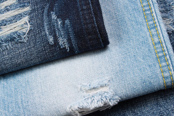 12 oz 100% bawełny dżinsy Cross Hatch Slub Sanforizing dżinsy tkanina