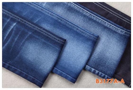 Tr 9.5 Oz Fałszywe dzianiny Lycra Bawełna Poliester Denim 73 Ctn 23 Poly 1 Spx