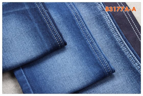 Tr 9.5 Oz Fałszywe dzianiny Lycra Bawełna Poliester Denim 73 Ctn 23 Poly 1 Spx