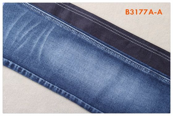 Tr 9.5 Oz Fałszywe dzianiny Lycra Bawełna Poliester Denim 73 Ctn 23 Poly 1 Spx