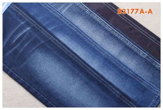 Tr 9.5 Oz Fałszywe dzianiny Lycra Bawełna Poliester Denim 73 Ctn 23 Poly 1 Spx