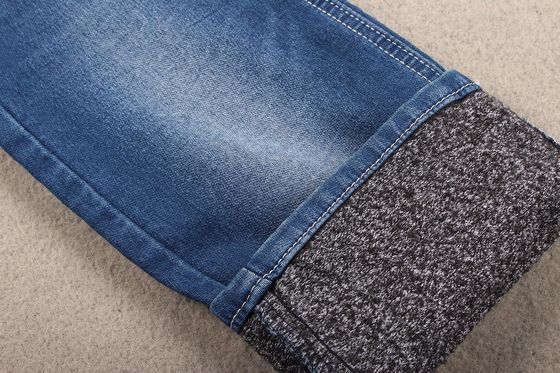 339 Gsm Włosny Rayon Rozciągalny Teksturowy Denim