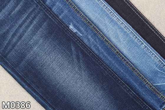 10,5 uncji Bawełna Poliester Spandex Denim Materiał Warp Slub Jeans Material