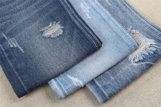 Dobra cena 14 uncji, 100% bawełny, peso pesado, tela de mezclilla cruda, materiał z dżinsów de mezclilla w Internecie
