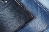 Ciemnoniebieska tkanina dżinsowa z poliestrowej elastanu ze spandeksem z odzyskiem rozciągania