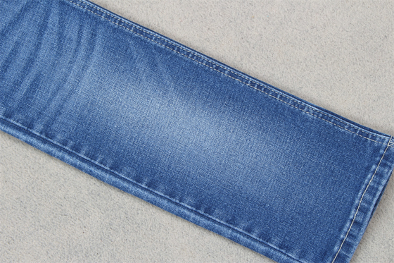 Indigo Blue Crosshatch Denim Tkanina Slub Full Stretch 10.3 Jednorazowe materiały dżinsów