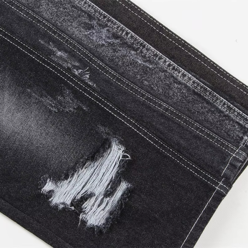 180 cm Wide Shrink-Resistant Yarn Dyed 100% Cotton Denim Fabric for Jeans