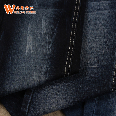 98% Bawełna 2% Elastan Twill Denim Tkanina Jeans Materiał Tkanina