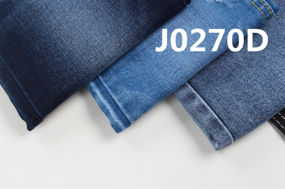 Przyjazna dla środowiska bawełna Poliester Elastan Denim Tkanina 11,5 uncji 62/63 '' Pełna szerokość