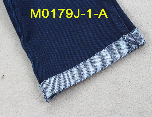 11 uncji Nieregularny Splot Bawełniany Elastan Denim Tkanina Dla Kobiet Wykończenie Merceryzowane